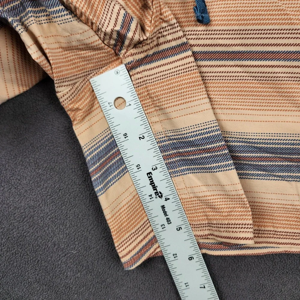 Patagonia Stretch Wavefarer Volley Shorts Mens Medium Melon Striped‎ Swim Trunks
